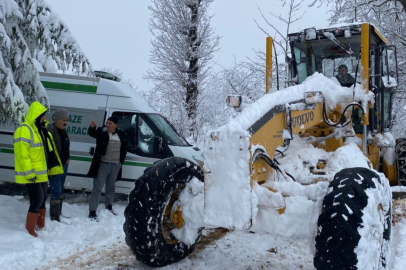 Ordu’da kar mesaisi! 457 mahallenin yolu açıldı