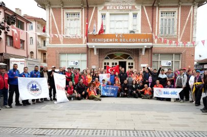Bursa'da yüzlerce doğasever Yenişehir'de buluştu