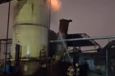 Bursa’da talaş silosu alevlere teslim oldu

